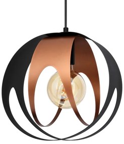 Luster na lanku MOONLIGHT 1xE27/15W/230V čierna/medená