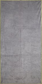 RÝCHLOSCHNÚCA PLÁŽOVÁ OSUŠKA Z MIKROVLÁKNA IGA SADA 3KS 80X160 CM SIVÁ