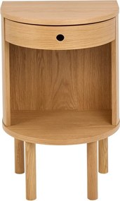 Nočný stolík v dekore duba v svetloprírodnej farbe Paron – Actona