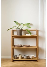 Regál Ludza 80 cm dub přírodní