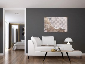 Obraz - Tehlový múr (90x60 cm)