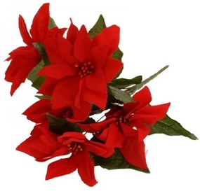 Vianočná ruža v červenej farbe 30 cm