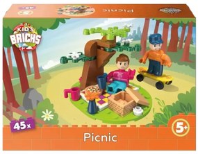 Stavebnica Kid's Brick PIKNIK, 45 dielikov