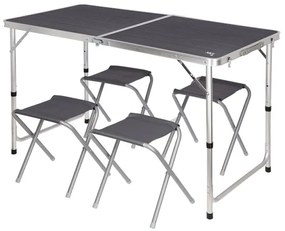 Sada skladacieho kempingového stola a stoličiek NILS Camp NC1633