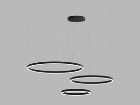 LED2 3274753D Závesné svietidlo Circle Set 3 Pz, B Dali/push DIM 136W 3000K