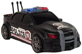 LEAN TOYS Policajné športové auto 1:16 - čierna