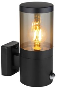Globo 32014BSS-Vonkajšie nástenné svietidlo so senzorom XELOO 1xE27/60W/230V IP44