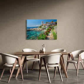 Obraz - Malebné pobrežie dediny (90x60 cm)