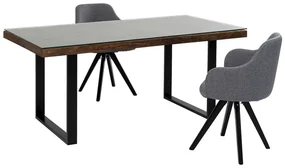 Conley stôl čierny 180x90 cm