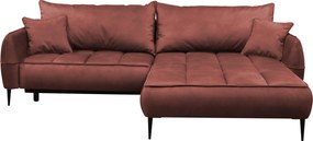 XXXLutz ROHOVÁ SEDAČKA, textil, koralová MID.YOU - Sedačky - 001574002803