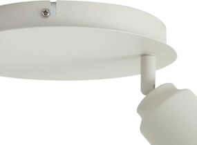 Moderné kúpeľňové bodové svietidlo béžové 2-svetlá IP44 - Ducha