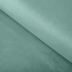 Biante Veľký zamatový štvorcový obrus Velvet Prémium SVP-048 Pastelová ľadovo zelená 200x200 cm