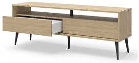 TV stolík v dekore duba v prírodnej farbe 150x54 cm Lake – TemaHome