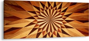 Obraz - Drevená koláž (120x50 cm)