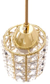 Toolight Toolight, Stropné svietidlo Crystal Gold APP726-3CRP, zlatá, OSW-08746