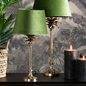 Champagne kovová základňa k stolnej lampe Palm - 16*16*50cm/ E27
