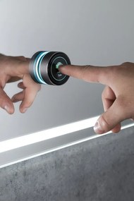 Sapho Sapho, GEMINI zrkadlo s LED osvetlením 100x70cm, chytré funkcie, GM100K