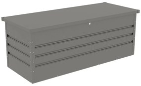 G21 Záhradný box Denver 560 L, metalický šedý plechový PE63900852