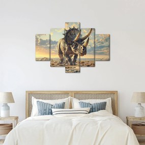 Obraz - Triceratops (150x105 cm)