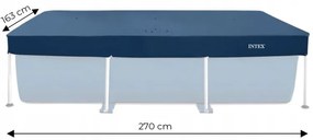 Krycia plachta na bazén s konštrukciou z odolného vinylu - viac rozmerov 270x163