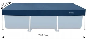 Krycia plachta na bazén s konštrukciou z odolného vinylu - viac rozmerov 460x226