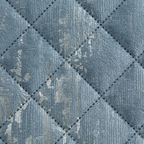 Dekorstudio Zamatový prehoz na posteľ BLINK 3 v modrej farbe Rozmer prehozu (šírka x dĺžka): 170x210cm
