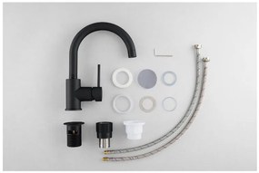 Livarno home Umývadlová batéria (čierna)  (100384808)