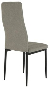 Jedálenská stolička Coleta Nova - hnedá / čierna