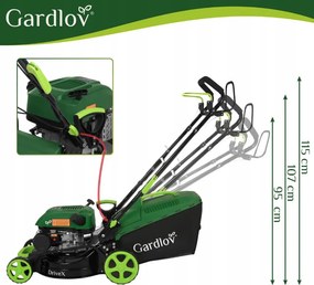 Benzínová kosačka s pohonom GARDLOV DriveX - 149 cm³, 50 l kôš