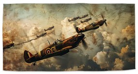 Sablio Uterák Stíhačky Spitfire v leteckej bitke - 30x50 cm
