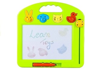 LEAN TOYS Magnetická tabuľka s pečiatkami a perom