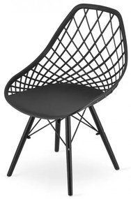 Jedálenská stolička SAKAI - čierna