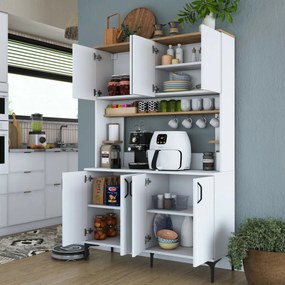 Skriňa Javy Walnut and White