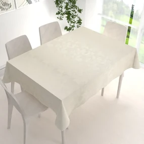 Biante Teflónový obdĺžnikový obrus TF-065 Listy na režnom 140x180 cm