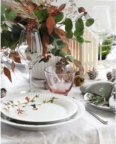 Biely porcelánový tanier s vianočným motívom ø 22 cm Hammershøi Christmas – Kähler Design