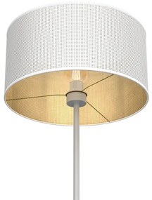Stojacia lampa LOFT SHADE 1xE27/60W/230V biela/zlatá