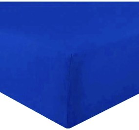 Posteľná plachta jersey tmavo modrá - 180x200cm