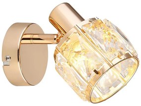 Nástenné bodové svietidlo DUBAI 1xE14/40W/230V rose gold