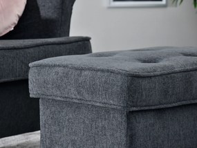 Taburetka Muriera (grafitová). Akcia -15%. Vlastná spoľahlivá doprava až k Vám domov. 1136710