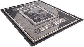 TA Koberec 1912A GRAY CHEAP PP CRM Sivý Obdĺžnikový Rozmer: 60x100 cm
