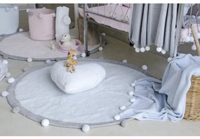 Lorena Canals koberce Pre zvieratá: Prateľný koberec Bubbly Soft Blue Rozmery koberca: 120x120 kruh