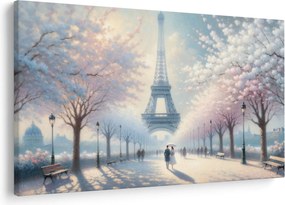 Obraz - Maľba z Paríža (90x60 cm)