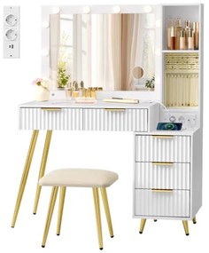 Toaletný stolík so stoličkou RVT020WB01