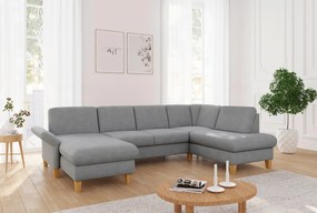 XXXLutz SEDACIA SÚPRAVA, textil, sivá Sit & More - Sedačky - 00014401612G
