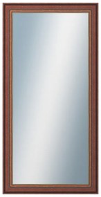 DANTIK - Zrkadlo v rámu, rozmer s rámom 60x120 cm z lišty ANGLIE hnedá Au Linka (612)
