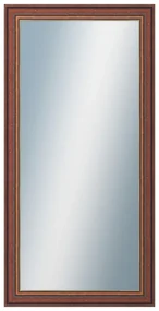 DANTIK - Zrkadlo v rámu, rozmer s rámom 60x120 cm z lišty ANGLIE hnedá Au Linka (612)