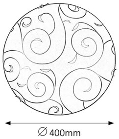 Rabalux 3853 - Stropné svietidlo HARMONY LUX 2xE27/60W/230V