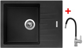 Akčný set Sinks PERFECTO 650 Metalblack + batéria FLEXIA