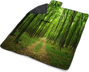 Sablio Plážová deka Cesta v lese: 200x140 cm