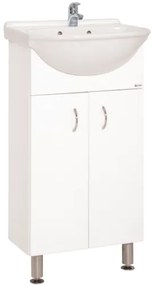 Kúpeľňová skrinka s umývadlom Keramia Pro 43x34,5 cm biela PRO45DV, 1 ks